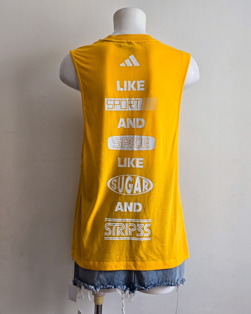 ADIDAS-SLEEVELESS TOP (TANKTOP/TUBE TOP)