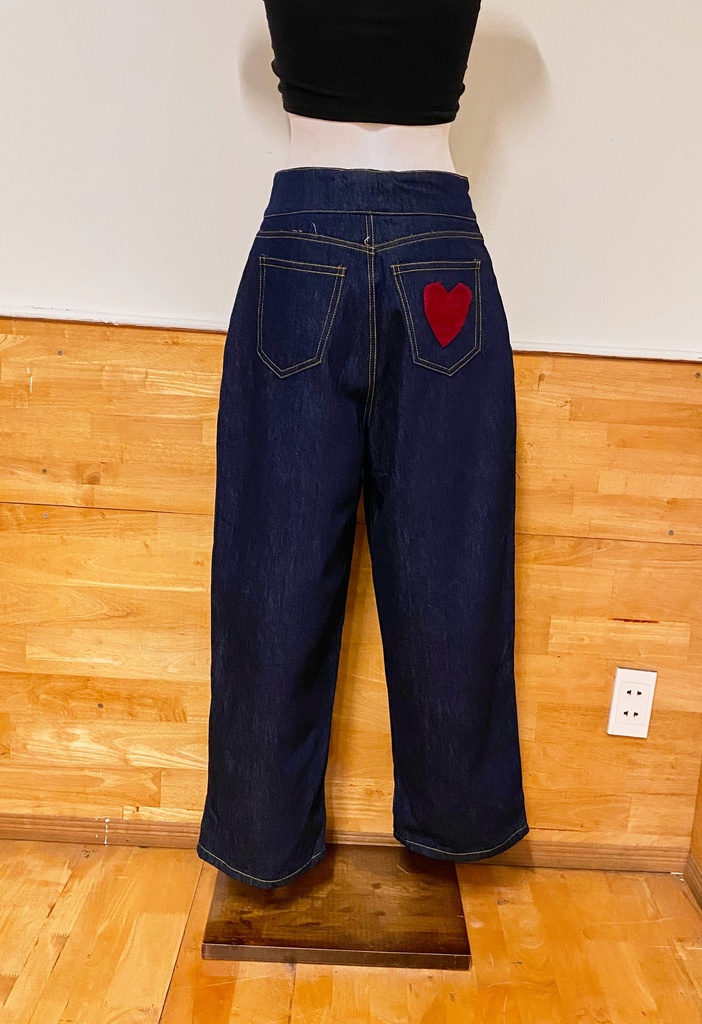 OURS-WIDE-LEG JEANS
