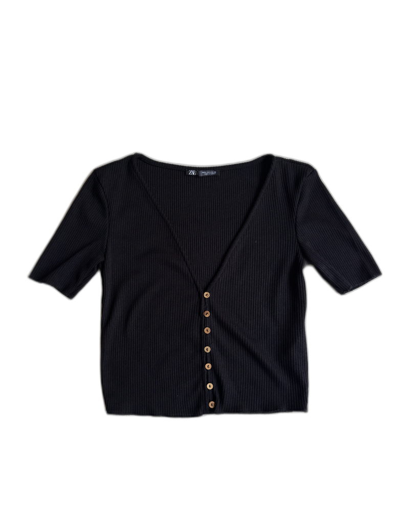 ZARA-SHORT SLEEVES TOP