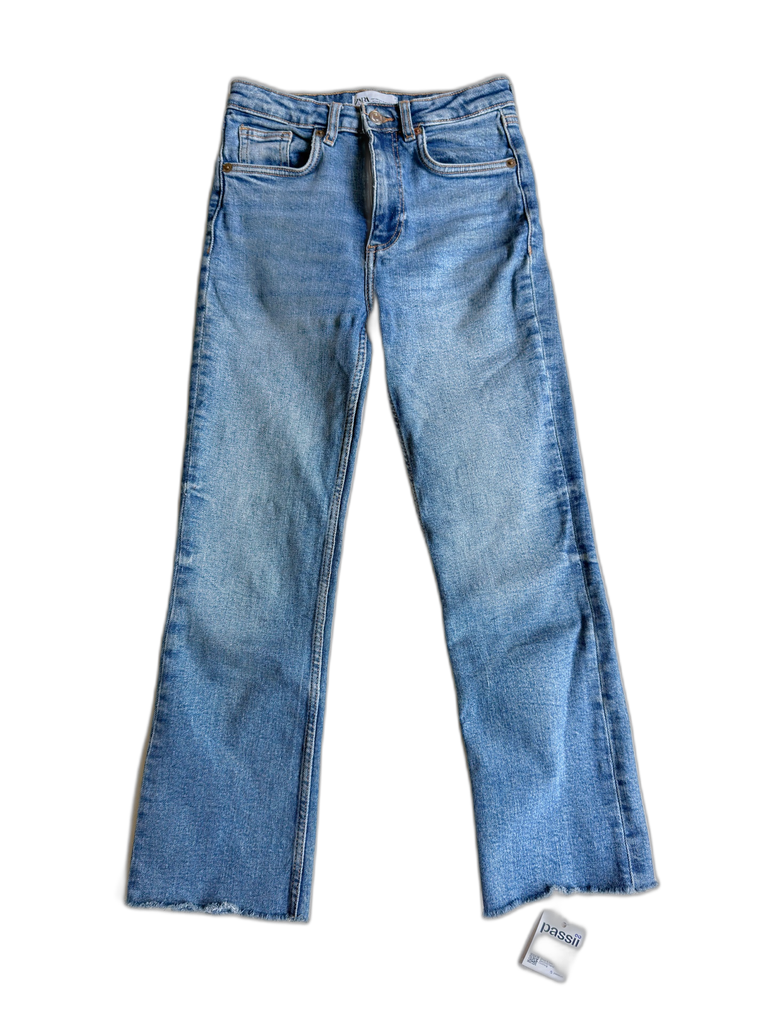 ZARA-MIDIUM-RISE JEANS