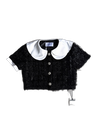 TINGOAN-SHORT SLEEVES TOP