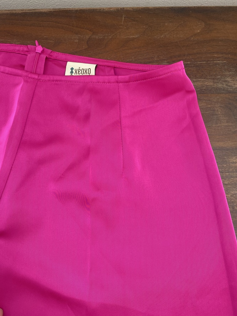 XÉO XỌ-QUẦN LỤA TRƠN HỒNG TÍM MÀU 59(2103) (M)