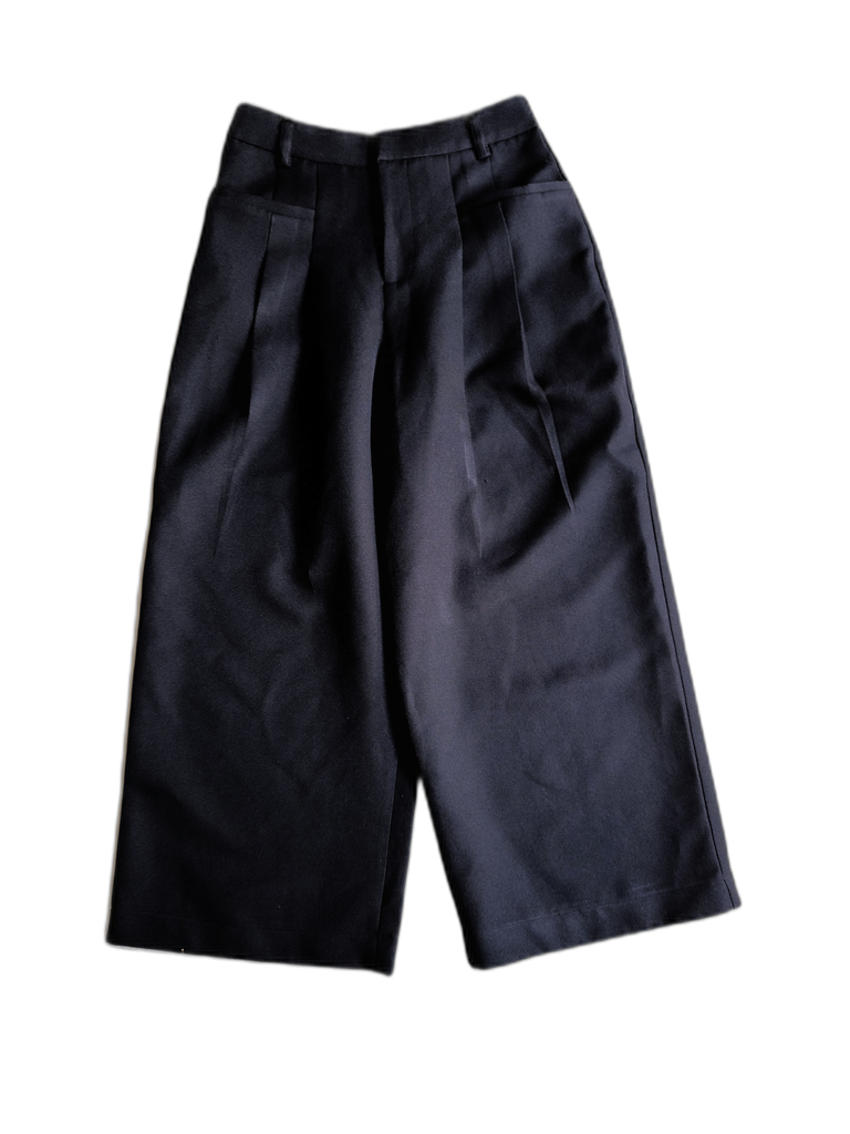 NORMAL LIFE-WIDE-LEG PANTS