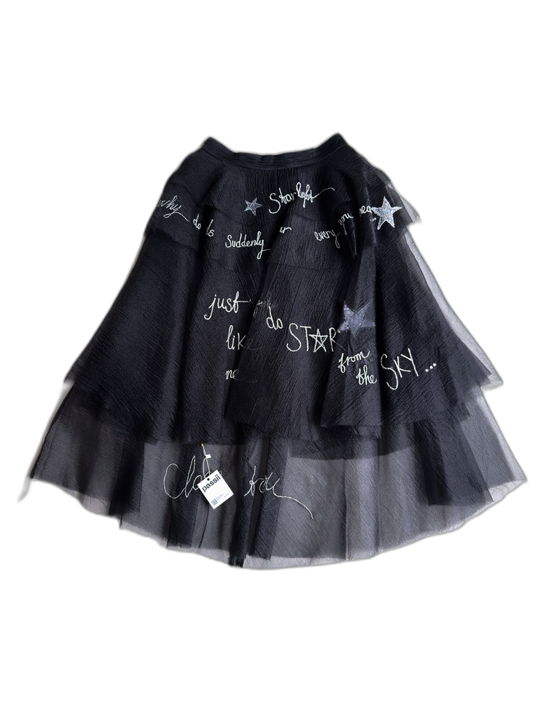 MADDY HATES ROSE-MIDI SKIRT