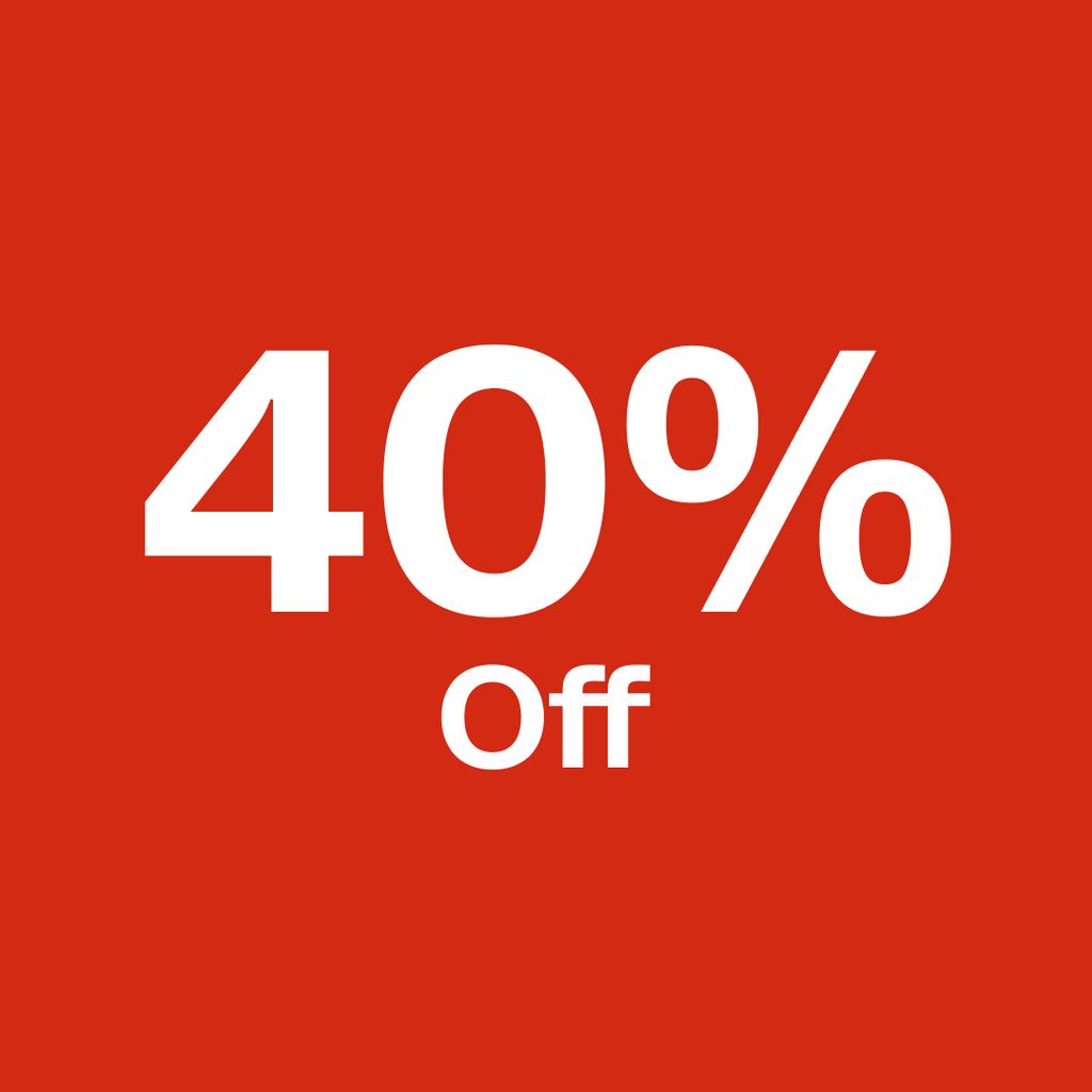 40% on specific products