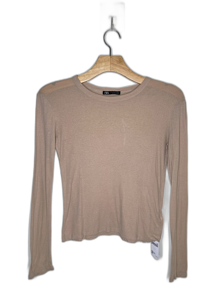 ZARA-LONG SLEEVES TOP