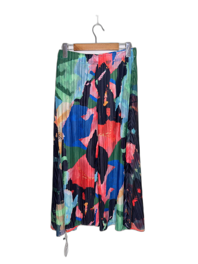 PLEATS PLEASE (VINTAGE)-WIDE-LEG PANTS