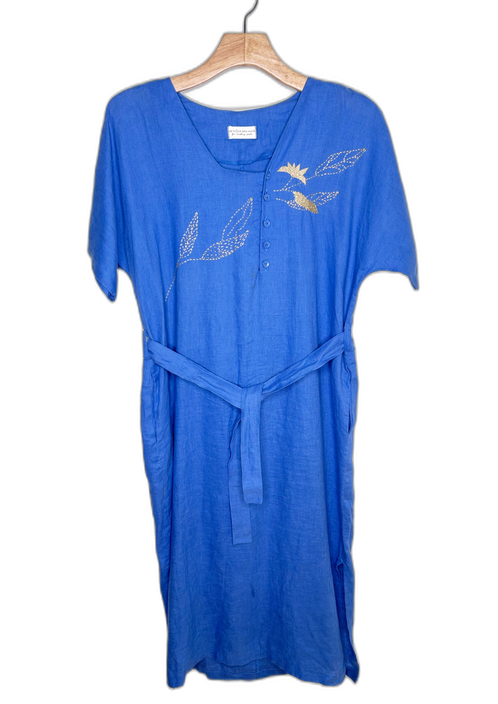 CÁ TRÍCH MÀU XANH-MAXI DRESS