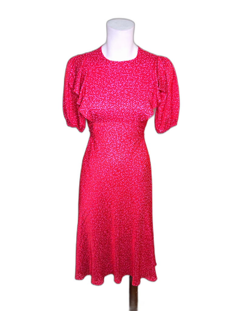 TED BAKER-MIDI DRESS