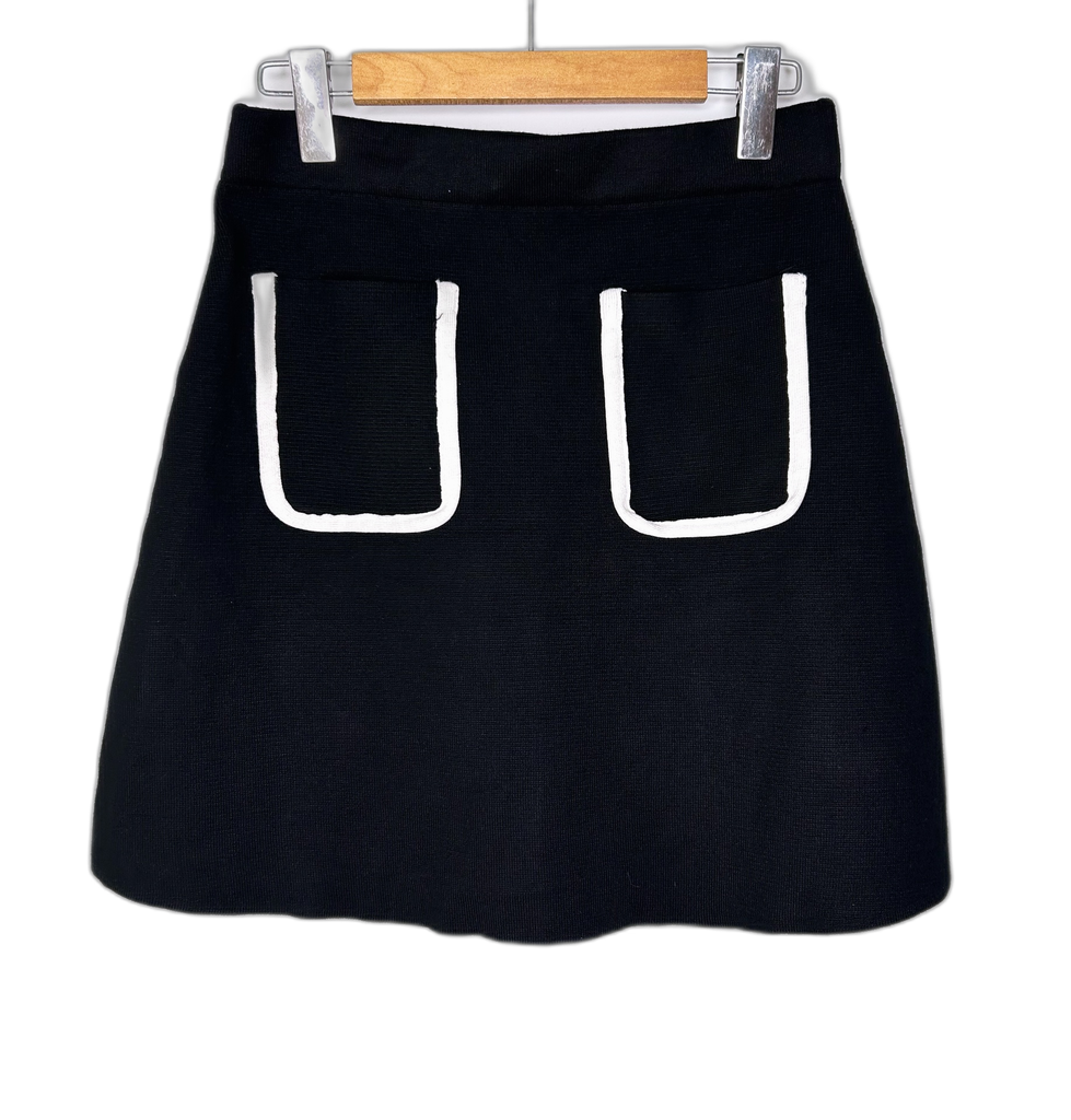 ZARA KNIT-MINI SKIRT