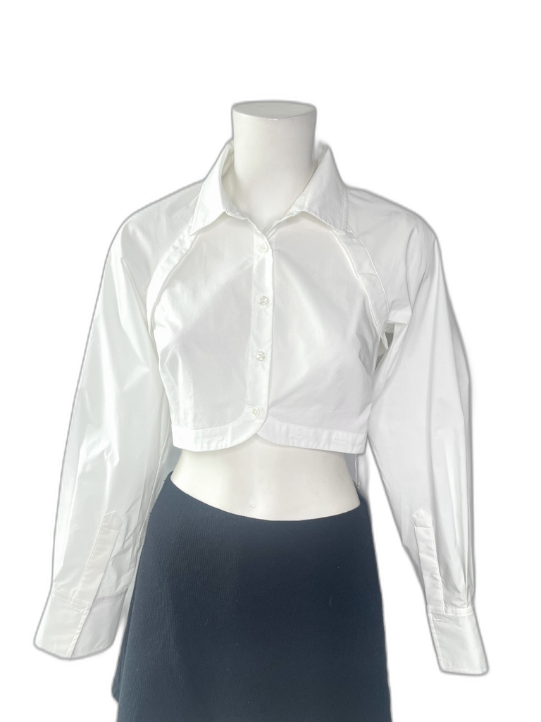 JONATHAN SIMKHAI-SHIRT CROPTOP