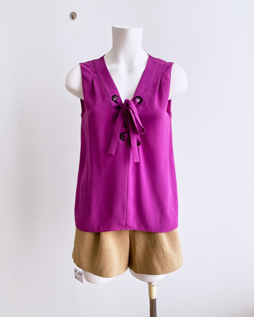 BCBGMAXAZRIA-SLEEVELESS TOP (TANKTOP/TUBE TOP)