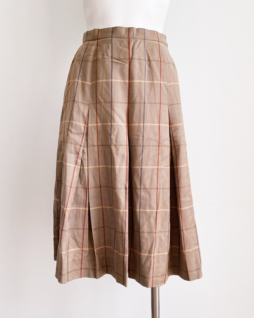 BURBERRY-MIDI SKIRT