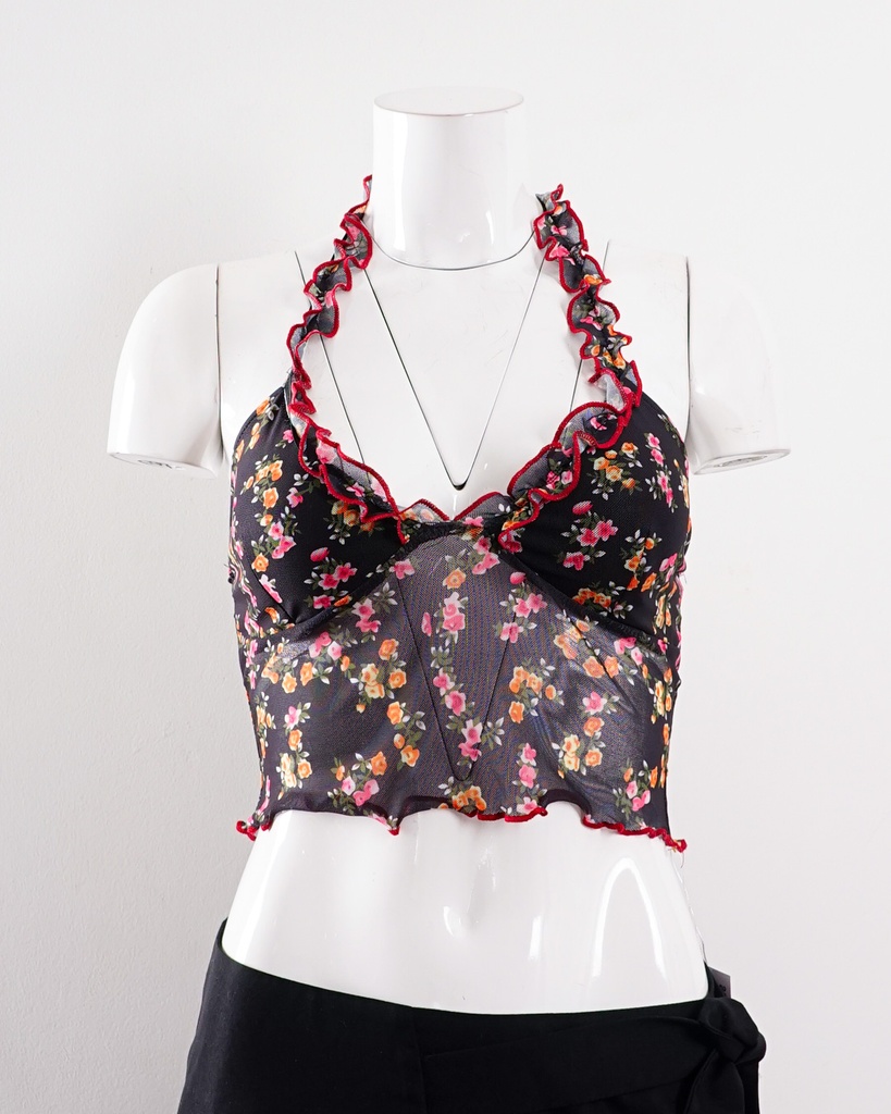 UNKNOWN-SLEEVELESS TOP (TANKTOP/TUBE TOP)