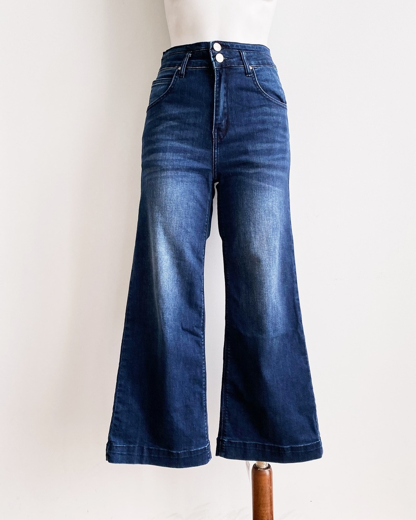 ZARA-QUẦN JEANS ỐNG LOE