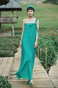 XÉO XỌ-BOWLINE DRESS (MARINE GREEN) (L)