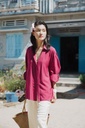 XÉO XỌ- ANNIE SHIRT (FUSHIA PURPLE) (L)