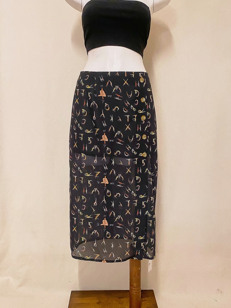 LY VU-MIDI SKIRT