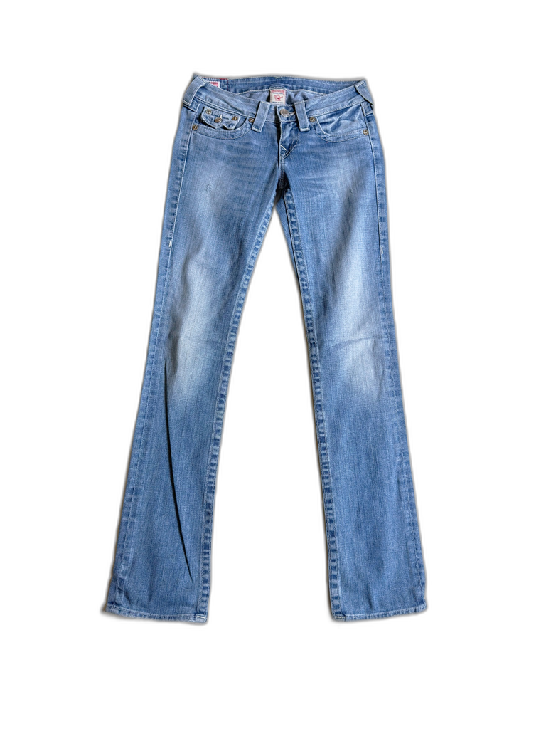 TRUE RELIGION-STRAIGHT-FIT JEANS
