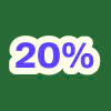 20% off