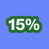 15% off