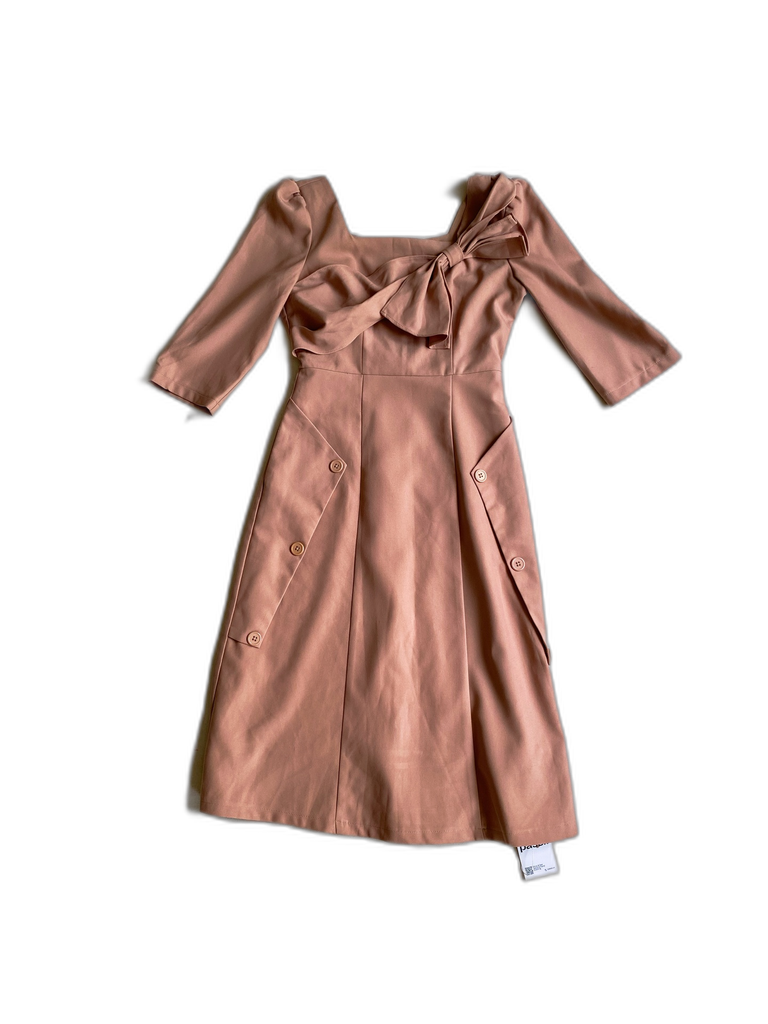 [S04941E-007] CALIE HOUSE-MIDI DRESS