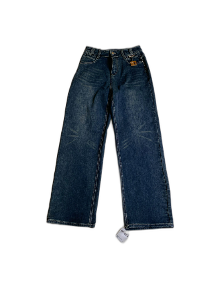[S04941E-025] UNKNOWN-WIDE-LEG JEANS