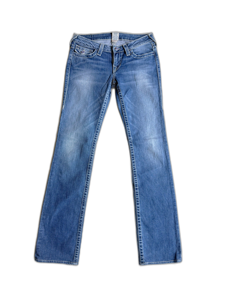 TRUE RELIGION-STRAIGHT-FIT JEANS