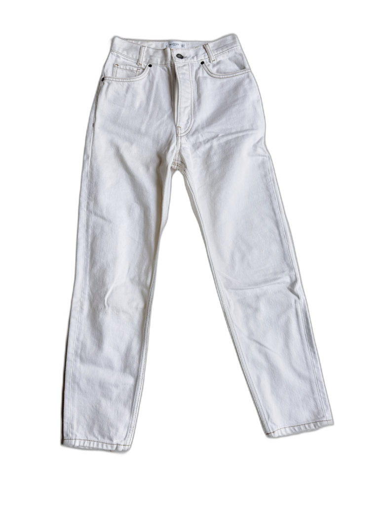 [S05256B-009] MANGO-HIGH-RISE JEANS