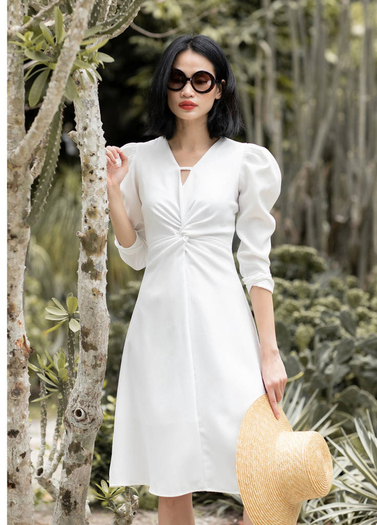 [S05312G-019] THANH TRUC TRUONG-MIDI DRESS