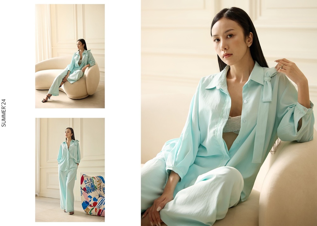 [S05312G-036] THANH TRUC TRUONG-WIDE-LEG PANTS