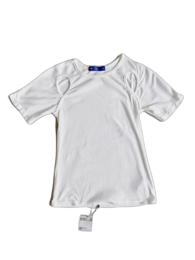 [S05340G-003] THE BLUE T SHIRT-SHORT SLEEVES TOP