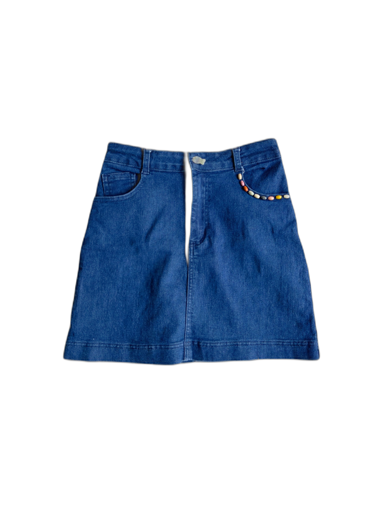 [S05340G-034] LIBÉ WORKSHOP-DENIM SKIRT