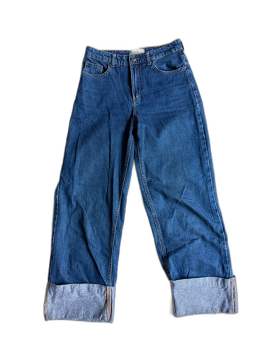[S05343F-009] ZARA TRAFALUC COLLECTION-WIDE-LEG JEANS
