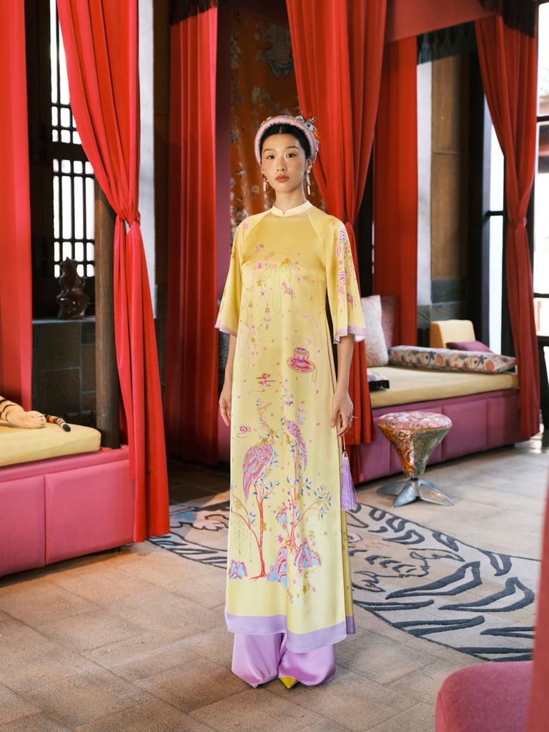 [S05383D-017] XÉO XỌ-ÁO DÀI THIÊN Y (XS)