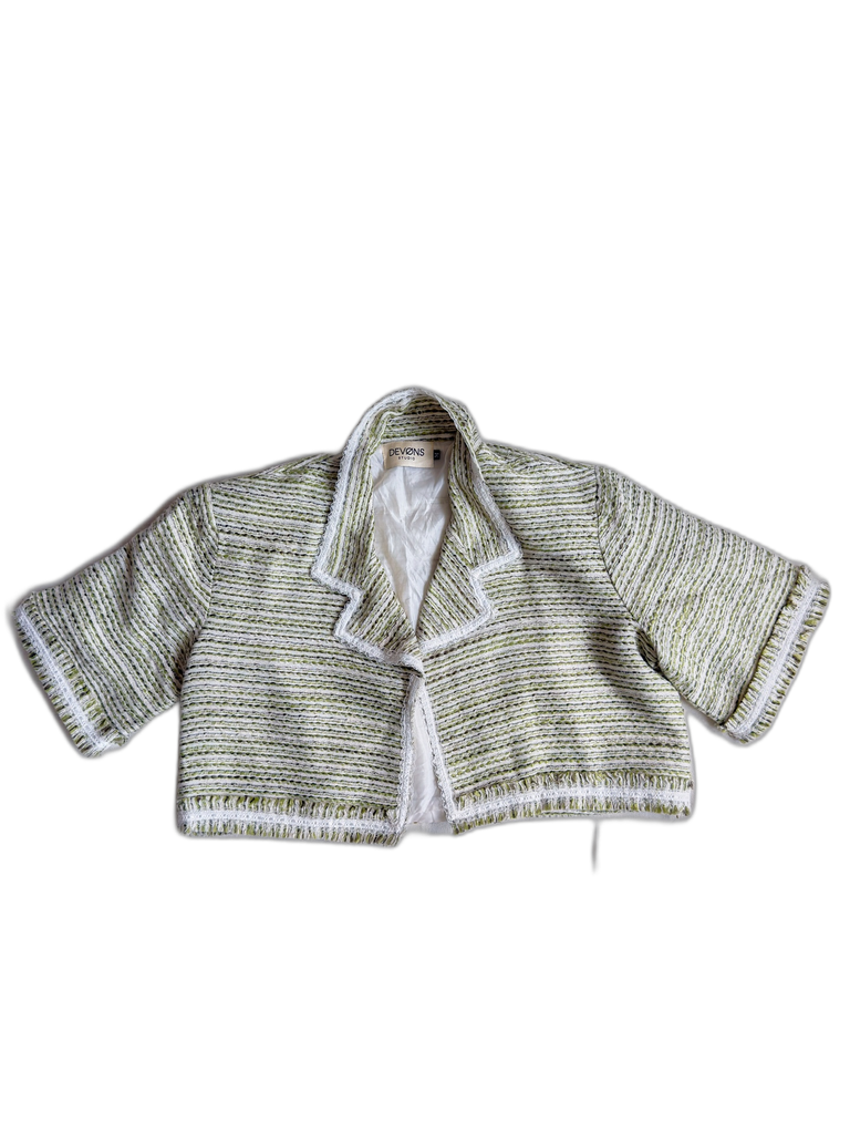[S05416H-014] DEVONS STUDIO-CROPPED JACKET