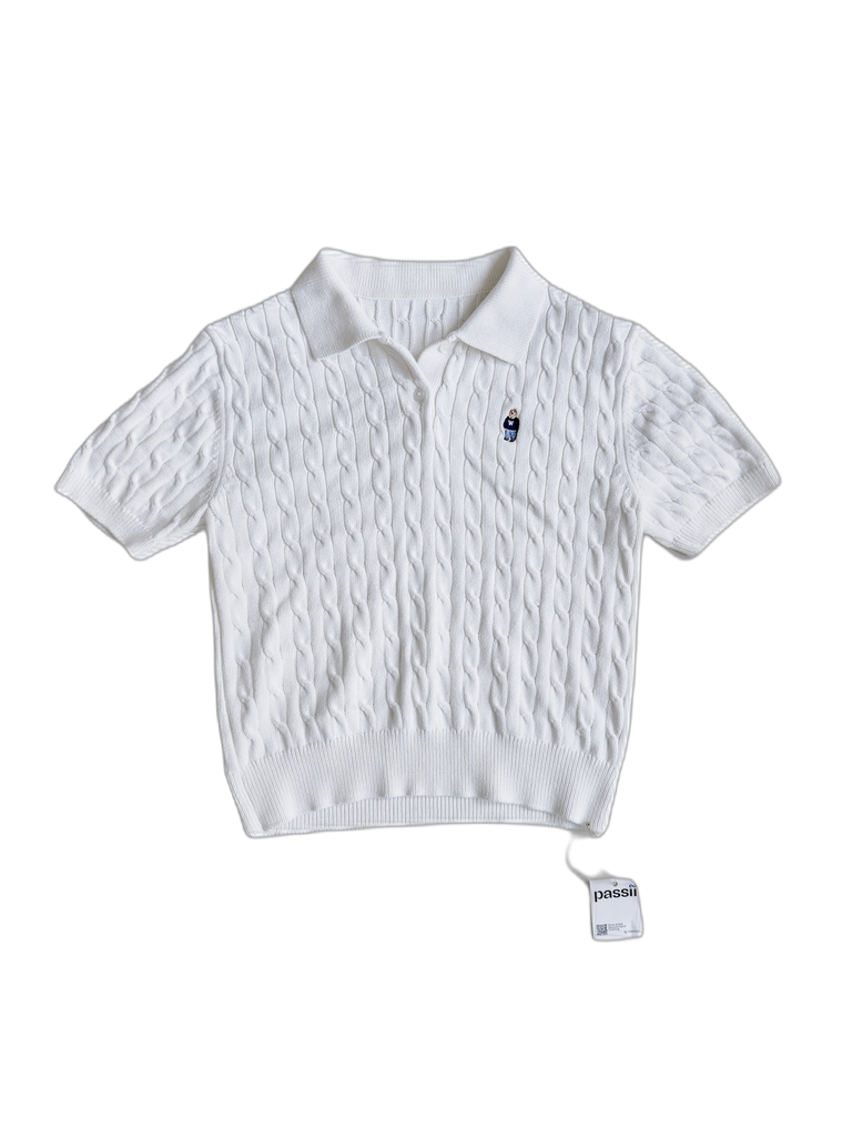 [S05415F-013] ASSORTED BRAND-KNITWEAR SHORT SLEEVES TOP