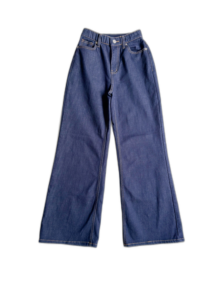 [S05406C-009] ASSORTED BRAND-WIDE-LEG JEANS