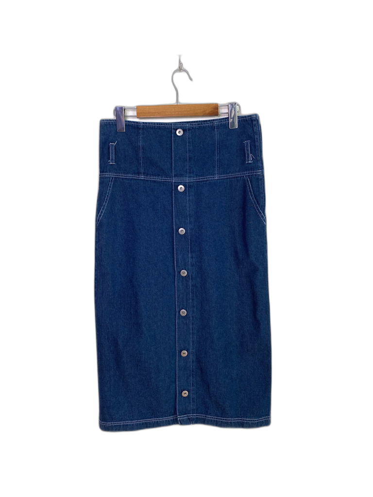 [S05927X-040] ASSORTED BRAND-DENIM SKIRT