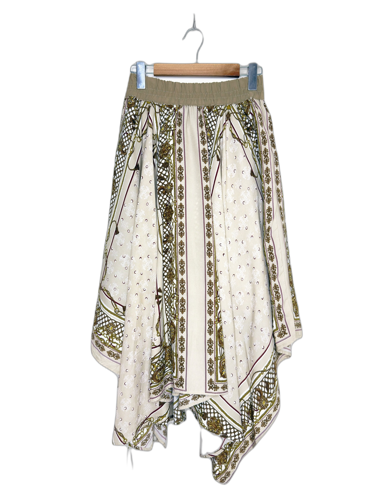 [S05927X-109] UNKNOWN-MIDI SKIRT
