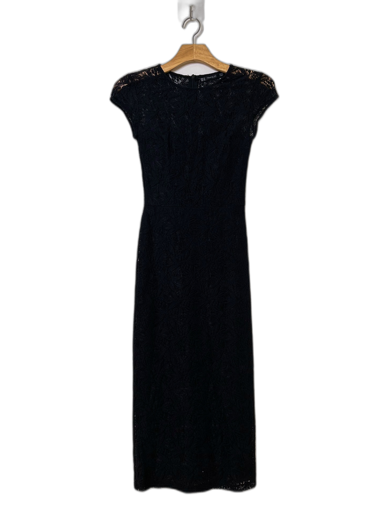 Robe Zara Trafaluc Manches Longues Couleur Noir - Taille S - Occasion Très Bon état