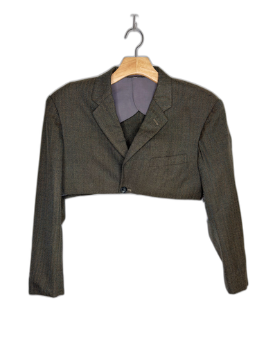 [S06041C-051] ASSORTED BRAND-CROPPED JACKET