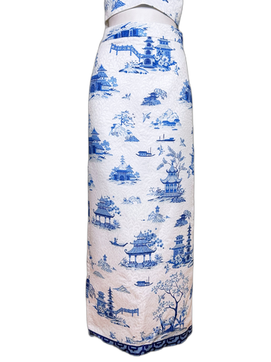 [S06219D-022] HA LINH THU-MIDI SKIRT