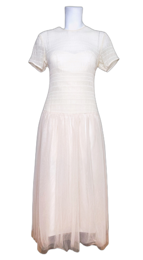 [S06219D-024] LARMES-MIDI DRESS
