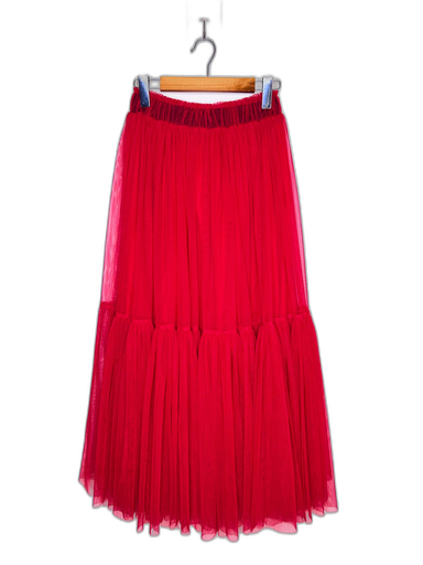 [S05857B-012] UNKNOWN-MIDI SKIRT