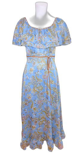 [S06491G-005] RUE DES CHATS-MAXI DRESS