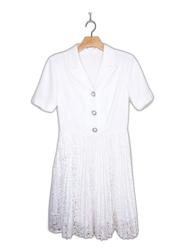 [S06580F-014] UNKNOWN-MIDI DRESS