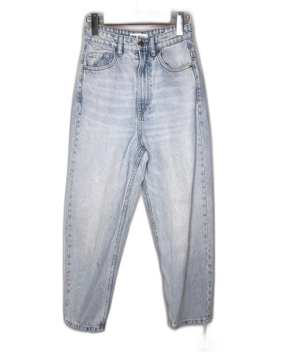 [S06720E-027] ZARA-HIGH-RISE JEANS