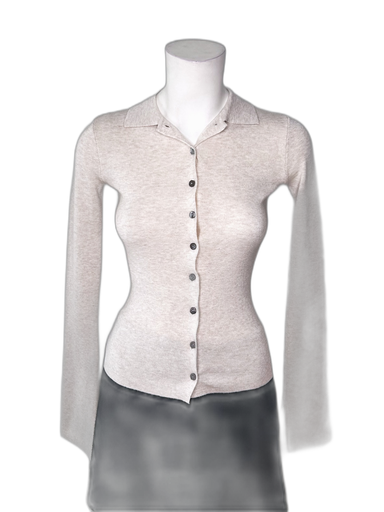 [S06986C-018] NUDELUCY-LONG SLEEVES TOP