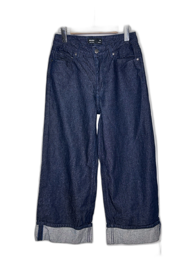 [S06938A-017] ROUTINE-WIDE-LEG JEANS